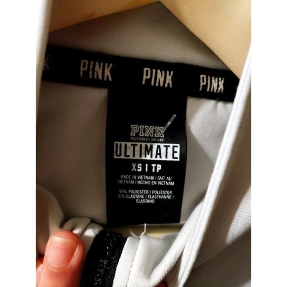 PINK Victoria Secret Ultimate Pullover half zip up jacket XS|TP - Picture 10 of 12